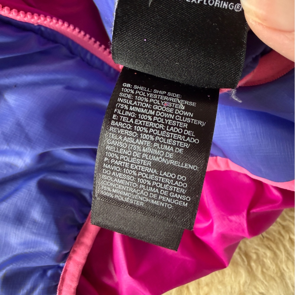 The North Face 550 Goose Down Hooded Jacket Toddler 4T - Picture 3 of 8